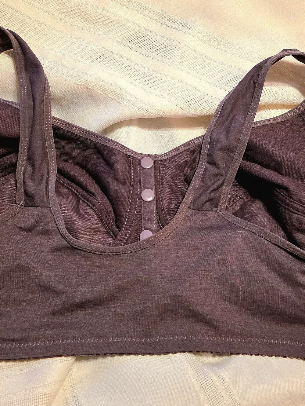 Polka Dot Bra With Front Snap Closure 2X - Picture 3 of 5